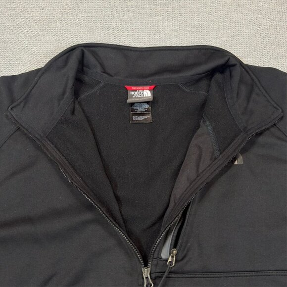 The North Face Canyonlands 1/2 Zip Sweatshirt Mens Size XL Mock Neck Black Gray - Picture 6 of 14